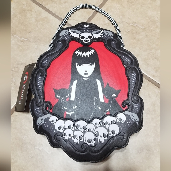 Emily The Strange Cameo Crossbody Bag - Picture 1 of 3